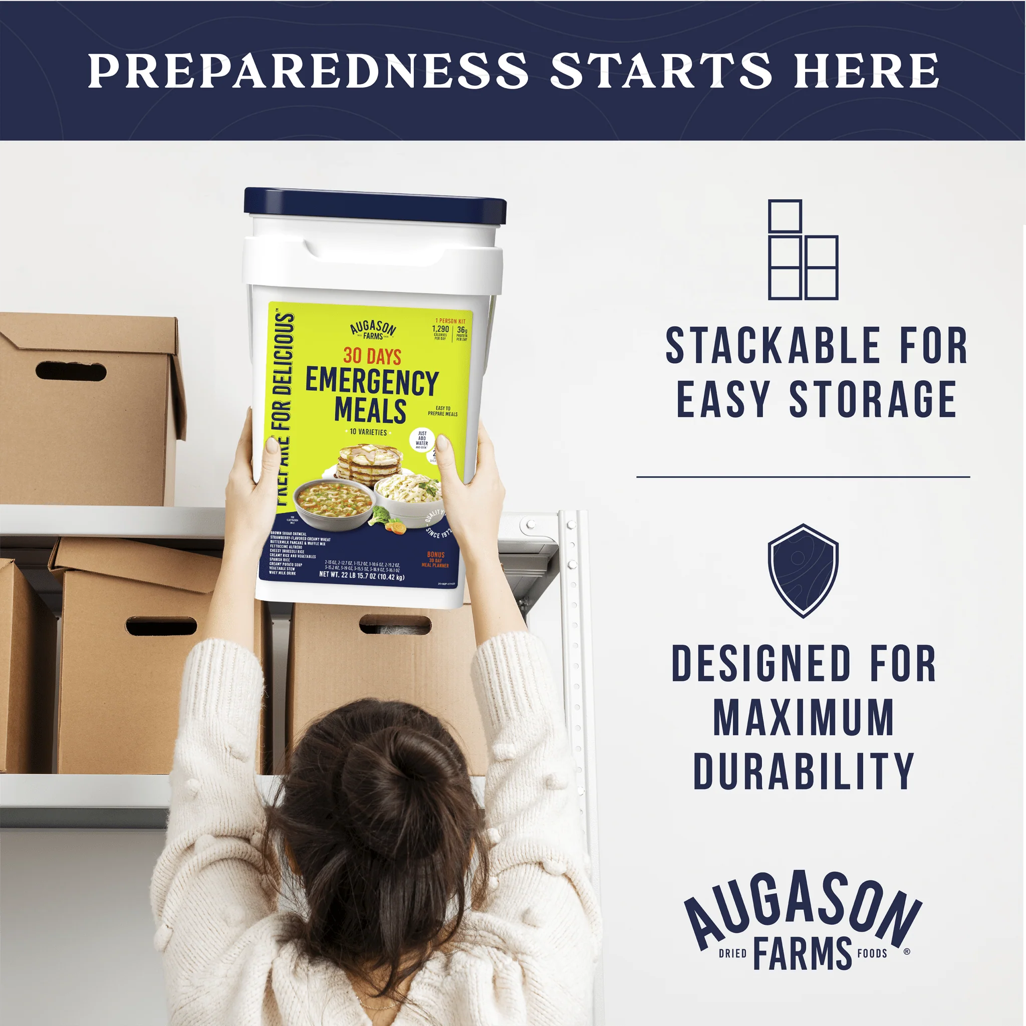 30-Day 1-Person Emergency Food Supply Kit, 194 Servings - Image 8