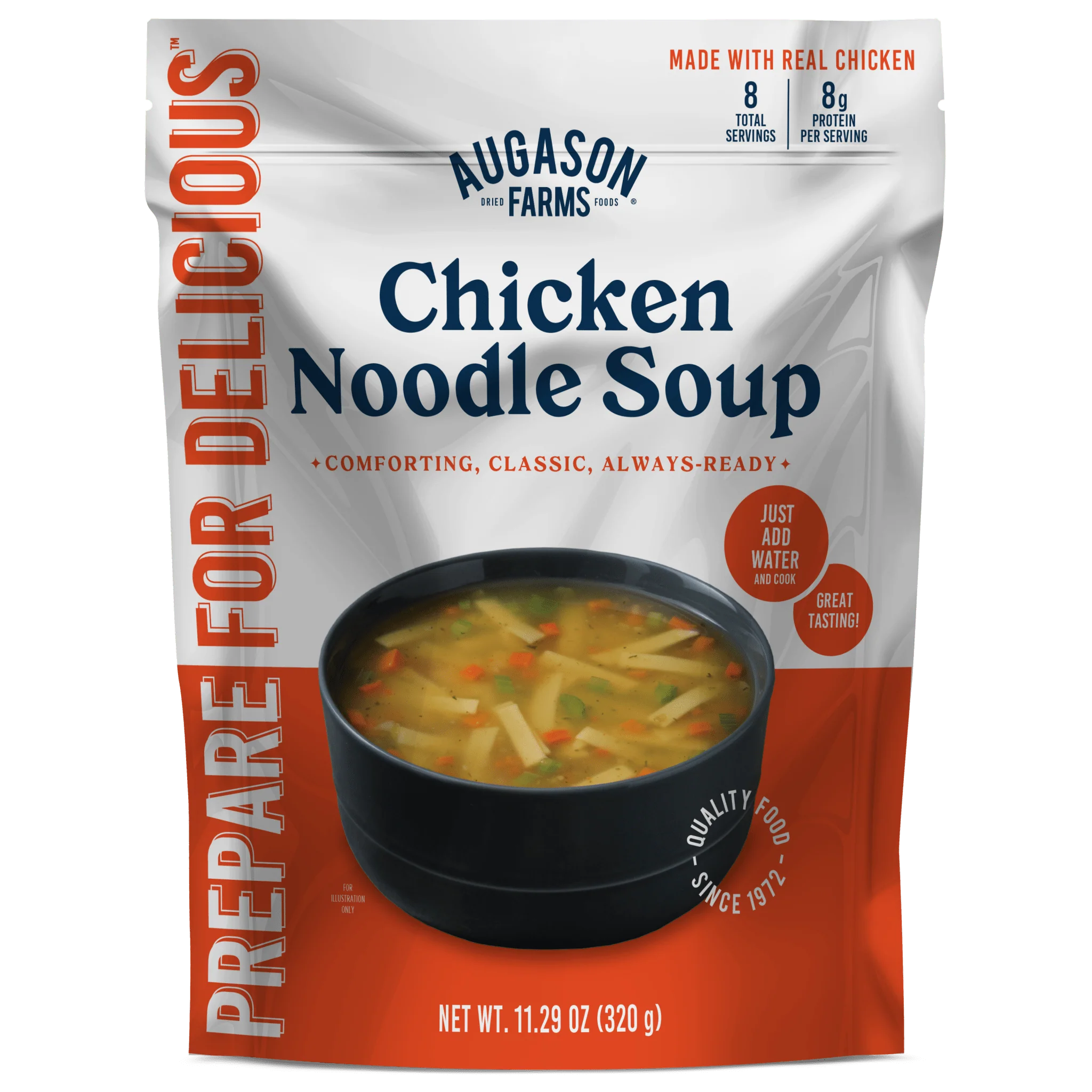Chicken Noodle Soup Pouch, 8 Servings