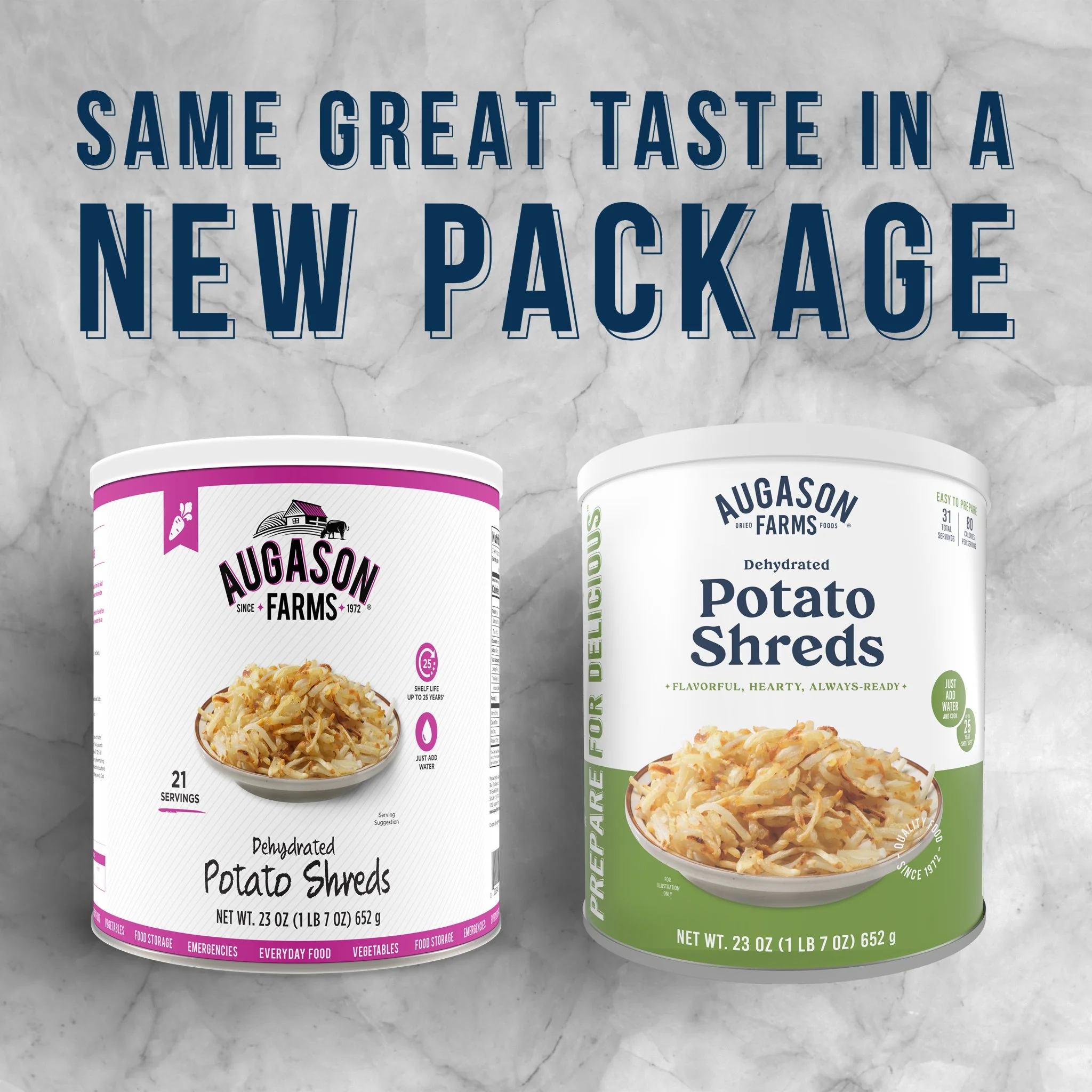 Dehydrated Potato Shreds Can, 31 Servings - Image 4