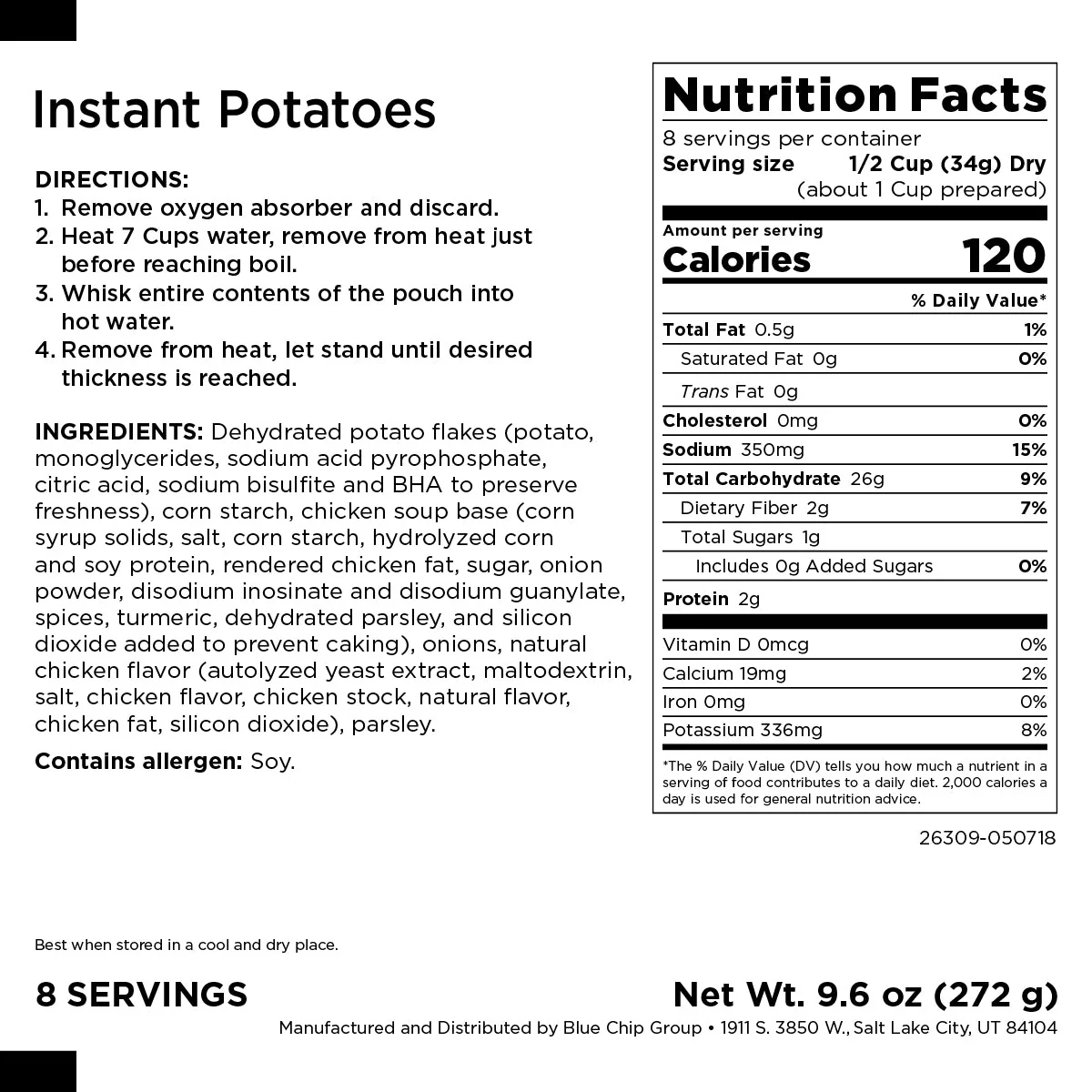Mashed Potato Pouch, 8 Servings - Image 2