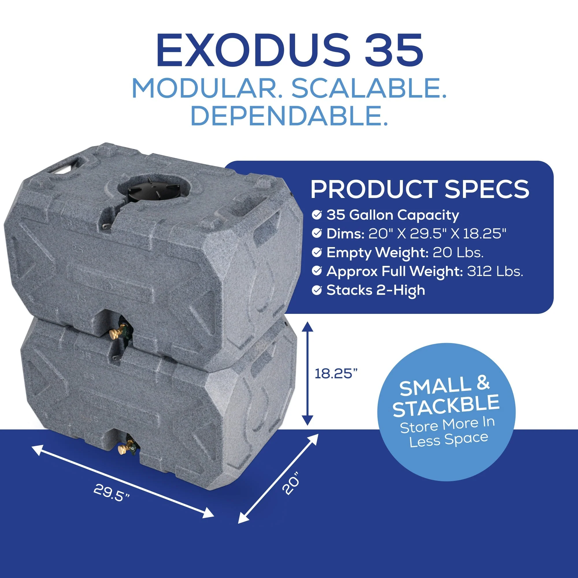 The Ultimate Emergency Starter Kit - 35 Gallon Water Tank & 1-Person 30-Day Emergency Food Supply Kit - Image 8